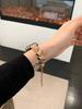 "Pulsera de acero inoxidable 'Love asteroid' dulce y genial Y2K para applewatch Correa de Apple Watch"