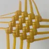 Material de Ratán Plano de 5 mm Material Tejido a Mano para Tejer Bolsas Cestas de Flores Ratán de Plástico Tejido de Ratán Ratán de Imitación Tira Tejida Tira No