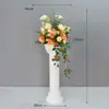 Decoração de Casamento Coluna Romana Adereços de Casamento Vitrine Flores Artificiais Enfeites Vasos de Flores Marcadores de Estrada Flores Cerimônia de Abertura Plástico