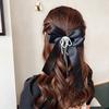 Pinza para el cabello con lazo extragrande, clip de resorte para la parte posterior de la cabeza, nuevos accesorios para el cabello de princesa fugitiva, clip de pico de pato, pinza para el cabello de malla iridiscente