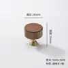 Manijas de Madera de Nogal, Gabinetes de Cajones de Madera Maciza, Puertas de Gabinete de Madera, Manijas de Armario de Madera Natural, Gabinetes de Madera, Minimalista Estilo Japonés