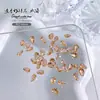 Champagne Transparente Marquise Zircón Super Brillante Joyería para Uñas Transparente Fondo Puntiagudo Forma de Gota de Agua con Alas de Mariposa Diamante para Uñas Joyería al por Mayor
