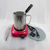 Kit de Velas Artesanais de Cera de Soja com Derretedor de Cera Incluindo Panela de Derretimento, Placa Quente, Termômetro