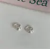 Brincos Redondos Banhados a Ouro Real 18K Estilo Minimalista Moda Elegante Brincos de Luxo Acessórios de Nicho Luxo Leve Brincos Versáteis
