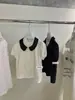Wgwe9972 Ropa de Mujer Shisanxing de Guangzhou 2026 Nuevo Estilo Coreano Camisa Top de Manga Corta Suelta de Lunares Verano