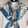 Bufanda Triangular Estampada de Diseño Único para Mujer, Chal Multiusos de Sarga, Chaleco Fino de Exterior Falso Cuello para Primavera y Otoño