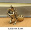 Chaveiro do Zodíaco de Latão do Ano do Coelho Pingente Tridimensional do Zodíaco Dragão Tigre Dragão Cobra Cavalo Pingente de Carro Personalizado Criativo