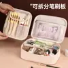 Bolsa de Maquiagem Grande Capacidade Removível, Caixa de Armazenamento Portátil para Viagem, Bolsa de Armazenamento Cosmético Portátil Multifuncional, Acabamento de Alto Padrão