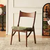 Sillas Vintage Creativas para la Sala de Estar, Sillas de Comedor de Madera Maciza con Respaldo, Sillas de Escritorio de Hotel de Lujo Ligero Estilo Antiguo de Diseñador