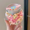 Elásticos de Cabelo Amigáveis para Cabelos Infantis, Borrachinhas do Tamanho do Polegar para Meninas, Cordões de Cabelo de Alta Elasticidade para Bebês, Acessórios de Cabelo