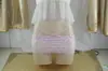 Calcinha de Renda Sedutora Feminina Estilo Europeu e Americano com Tiras Finas Cruzadas, Tule Transparente Vazada, Cintura Baixa Lisa