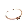 Pulsera Abierta Mariposa Color Zircón Transfronteriza Ins Pulsera Dopamina Moda de Nicho Joyería de Alta Gama Venta al por Mayor