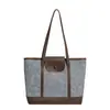 Bolsa de Ombro Patchwork Retrô com Cor Contrastante para Mulheres 2026 Nova Tendência Moda Bolsa de Ombro Bolsa Tote de Ombro para o Dia a Dia