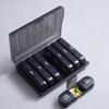 Caja de medicamentos de siete colores, dispensador de medicamentos portátil, compartimento para medicamentos de mañana, mediodía y noche, subpaquete de viaje portátil, caja de medicamentos semanal
