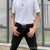 Cinturón de hombre fábrica mayoreo Nuevo estilo ins cinturón para pantalones casuales tendencia estudiante moda coreana simple comodín