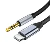 Cable Adaptador de Audio Tipo C a 3.5mm para Venta al por Mayor Aux Trenzado Macho-Macho Auriculares Teléfono Móvil Streaming en Vivo Audio Audio de Coche