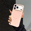 Funda magnética mate para iPhone 18 de un solo color 16 con forro de terciopelo, compatible con Apple 17 Air, funda oficial de TPU para teléfono