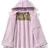 Nova jaqueta soft shell outono e inverno para homens, jaqueta de exterior, moletom para mulheres, jaqueta de fleece à prova de vento e à prova d'água, cardigã com capuz, casaco corta-vento
