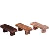 Musgo Micro-Paisaje Retro Banca Doble Accesorios de Decoración DIY Jardinería de Granja Paisajismo de Tiro Pequeños Adornos