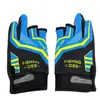 Guantes de pesca de tres dedos, guantes de señuelo para ciclismo, guantes para deportes al aire libre, guantes transpirables de medio dedo, accesorios para equipo de pesca