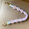 Explosões Transfronteiriças Copo de Água Stanley Pulseira de Crisântemo Tecida à Mão de Silicone Flor de Copo de Água Alça de Mão