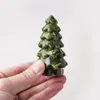 Adorno para Árbol de Navidad Cristal Natural Piedra Bruta Talla de Pino Decoración para Festival en Casa Venta al por Mayor Dropshipping