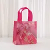 Bolso Nuevo No Tejido de Moda con Estampado de Mármol Bolsa de Empaque para Llevar Bolsa de Compras Impermeable Laminada