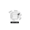 Caja de Granos de Gama Alta Grado Alimenticio Refrigerador Frijol Especias Fruta Seca Productos Secos Tanque Sellado Caja de Almacenamiento de Cocina Celebridad de Internet
