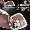 Lindo Dibujo Animado Shin-chan Cojín para Asiento de Coche Nuevo Universal Cuatro Estaciones Popular en Internet Funda de Asiento Media Bolsa Cojín para Asiento de Mujer Funda para Asiento de Coche de Invierno