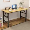Mesa Dobrável Simples, Mesa para Computador, Escrivaninha de Estudante, Mesa de Escrita, Mesa de Jantar Doméstica para Apartamentos Pequenos, Mesa de Treinamento Econômica