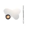 Paleta de Maquiagem de Aço Inoxidável Transfronteiriça Full Beauty Ferramenta de Manicure Paleta de Base Líquida Paleta Bastão