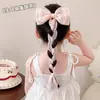 Diadema de Princesa Elsa Accesorios para el Cabello de Niñas Pasador de Hielo y Nieve Diadema Elsa Cinta de Moño Pinza para el Cabello Trenzada para Niños