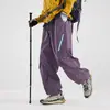 Pantalones de paracaidista anchos repelentes al agua para mujer, Pantalones cargo casuales de otoño/invierno para hombre, Pantalones deportivos de montaña desmontables