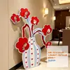 Decoración para Fiesta de Primer Cumpleaños Banquete de Bebé Letrero de Bienvenida Tablero KT Decoración de Fotos de Crecimiento Escena de Fiesta Standee Disfraz