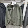 Roupa Japonesa Masculina Solteira/Feminina Jaqueta Corta-Vento com Gola Alta Vento da Primavera 2025 Jaqueta Casual com Capuz para Exterior L475038
