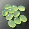 Suministrado directamente por el fabricante para comercio exterior, Cabujón Oval de Calcedonia Uva con un 2:Base 8, Piedra Suelta para Joyería Hecha a Mano