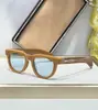 Jmm Pinedale Transfronterizos Nuevo Estilo Turquesa Moda Retro Redondos de Alta Calidad Gafas de Sol para Vacaciones para Hombres y Mujeres