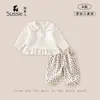 Conjunto de camiseta y pantalón para niña, nueva colección otoño 2026, ropa para bebés y niños pequeños, capa base versátil para bebés niñas