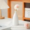 Vaso Cerâmico Pequeno Transfronteiriço Conjunto de Quatro Peças Flor Seca Criativo Hidropônico Queima Simples Vasos Ornamentos Sala de Estar Arranjo de Flores Decoração de Casa