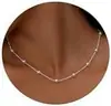 Transfronterizo Nuevo de Moda Versátil Gypsophila Perla Chica Dulce Collar Simple Cadena de Clavícula Aleación Fresco y Dulce