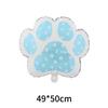 Globo de perro tridimensional lindo perro salchicha perro caniche huella de perro hueso cumpleaños niños película de aluminio gas