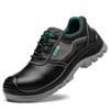 Atacado do Fabricante Sapatos Isolados 15Kv para Proteção do Trabalho para Homens, Sapatos Isolados de Couro Bovino Antiesmagamento e Antiperfuração, Sapatos de Proteção de Segurança