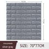 Processamento personalizado adesivos de parede autoadesivo espuma 3d papel de parede tridimensional anti-colisão soft bag decoração impermeável papel de parede anti-colisão