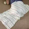 Toalla de baño popular 70/150 de algodón y lino, suave, agradable para la piel, transpirable, toalla de baño de gasa de lino para adultos, disponible para dropshipping y transmisión en vivo