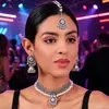 Estilo Étnico Transfronteiriço Retro Europeu e Americano Estilo Indiano Conjunto de Joias Femininas com Strass Colar com Brincos e Corrente de Cabelo
