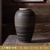 Jarrón de Cerámica Estilo Chino Nuevo de Jingdezhen con Patrones Grabados a Mano, Jarra de Cerámica Gruesa, Florero Creativo para Sala de Estar de Casa de Huéspedes y Hotel, Envío Gratis