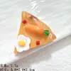 Pacote de Material DIY Cola Creme Feita à Mão Resina Triângulo Pizza Sobremesa Acessórios Cola Creme Cola Produção de Capa de Celular