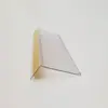 Portaetiquetas Autoadhesivo Plano Caja de Almacenamiento Etiquetas de Clasificación de Oficina Estantería de Supermercado Clips Transparentes de Identificación Tiras de Precio para Tarjetas