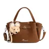 Bolso tote de moda estilo coreano para mujer, nuevo bolso de hombro de moda 2026, elegante bolso cruzado tipo cubo