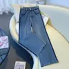 Jeans femininos de perna larga e corte justo, novidade popular primavera e outono 2026, cintura alta, emagrecedor, corte reto